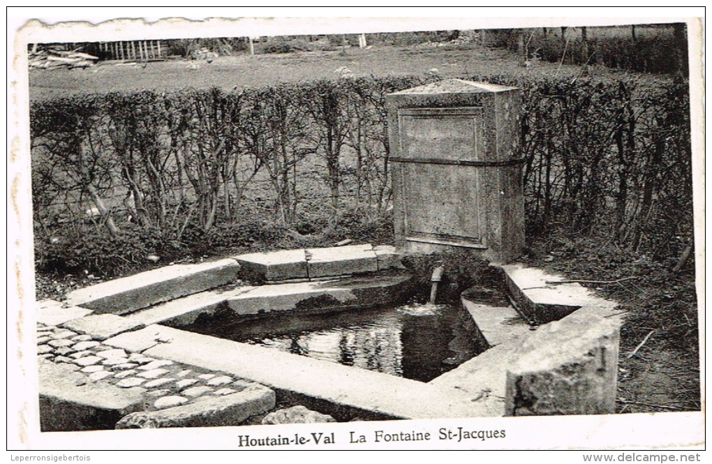 Carte Postale Genappe - Houtain-le-Val - La Fontaine Saint-Jacques - Chastre