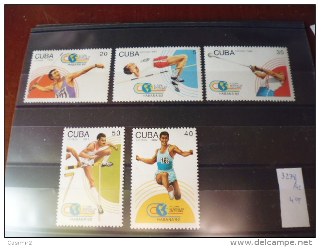 CUBA TIMBRES NEUF   YVERT N° 3238.3242 - Unused Stamps