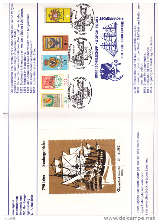 Germany: Hamburg 1979 790. Hamburger Hafengeburtstag  (L22) - Covers & Documents