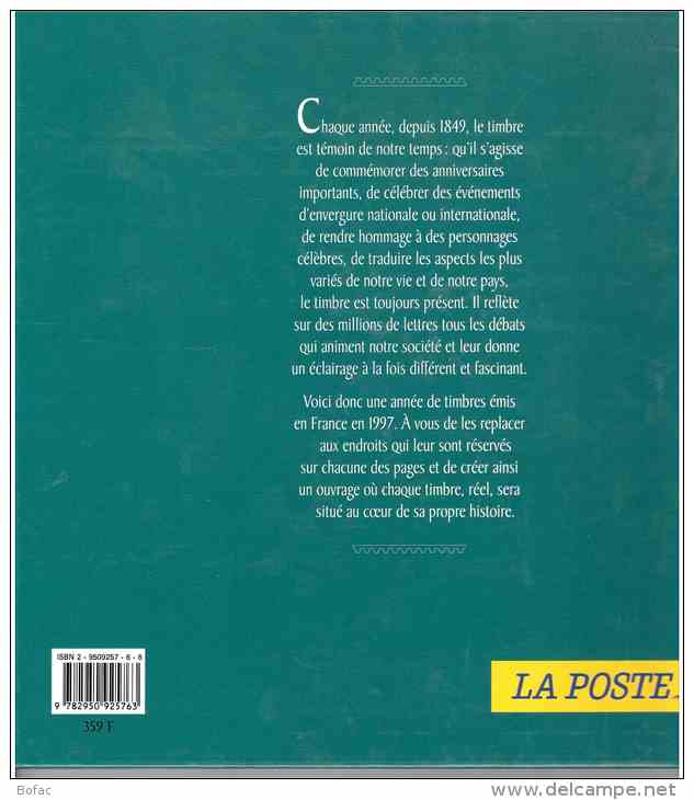 Le Livre Des Timbres 1997 Ils  Sont Mis En Place 66 Pages Dans Un Etui 4  SCANS - 1990-1999