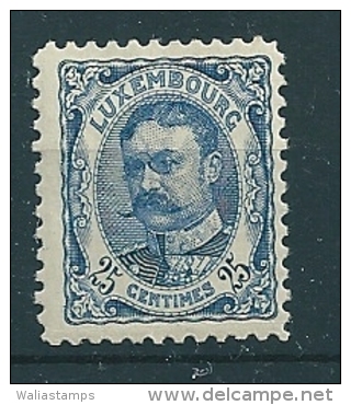 Luxembourg 1906 SG 166 MM* - 1852 Guillaume III