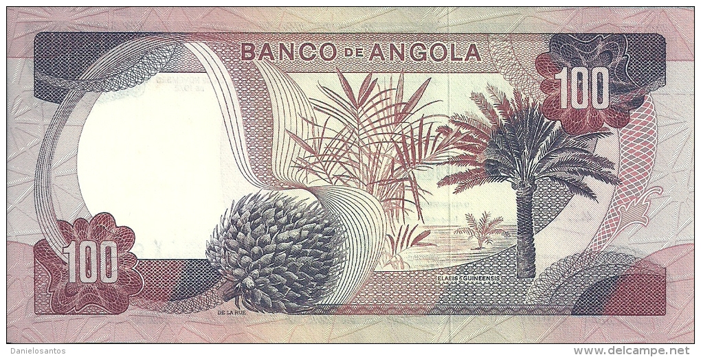 Angola 100 Escudos Marechal Carmona 1972  CX 66382 UNCIRCULATED - Angola