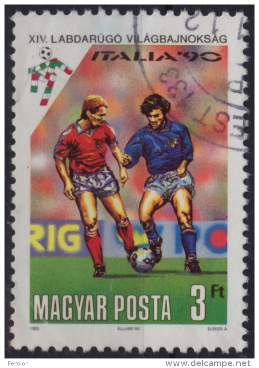 Soccer Football Italy / World Championchips - Hungary 1990 - Used - 1990 – Italien