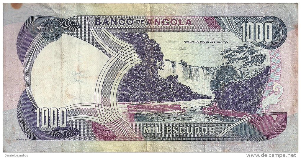 Angola 1000 Escudos Marechal Carmona 1972  (Please See Scan) - Angola