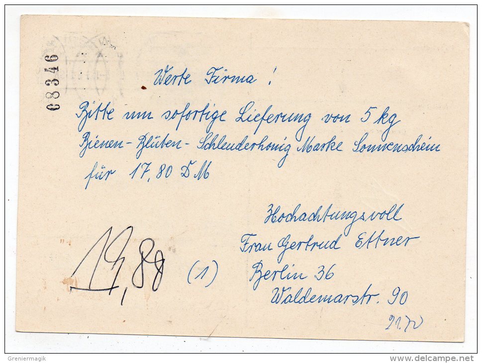 Entier Postal 8 Pf Sur " Postkarte " + Timbre 7 Pf 1963 - Deutsche Bundespost - RFA - Postkarten - Gebraucht