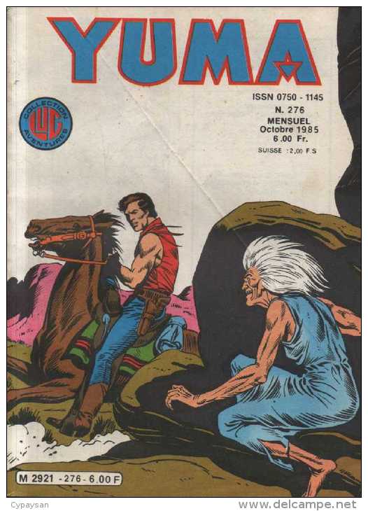 YUMA AVEC ZAGOR N° 276 BE LUG 10-1985 - Yuma