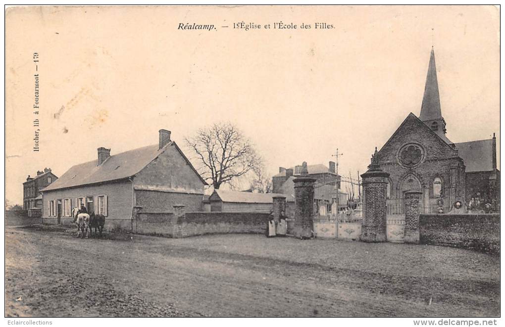 Réalcamp     76   Eglise Et Ecole De Filles - Autres & Non Classés