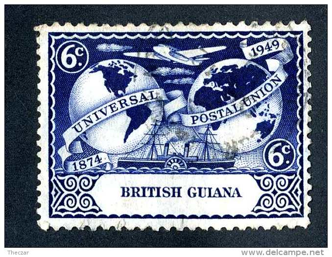 875) British Guiana 1949 Sc.#247 Used ( Cat.$1.75 ) Offers Welcome! - Brits-Guiana (...-1966)