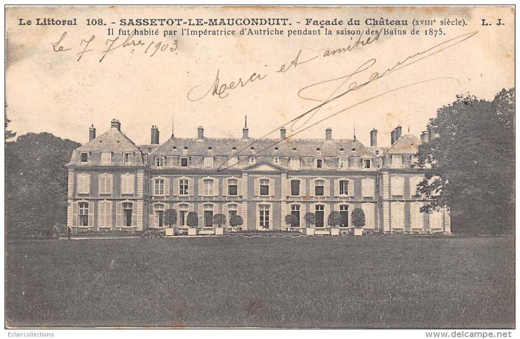 Sassetot Le Mauconduit    76    Château - Otros & Sin Clasificación