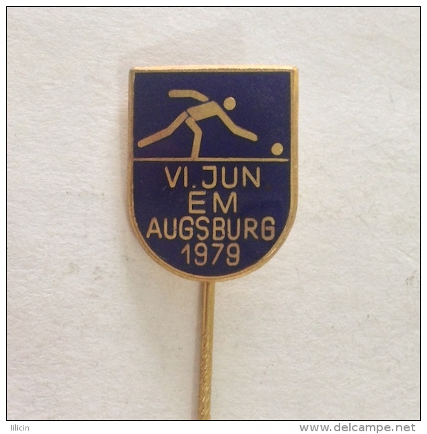 Badge / Pin ZN000500 - Bowling Germany Augsburg European Championships 1979 - Bowling