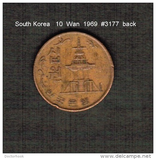 SOUTH KOREA    10  WON  1969  (KM # 6) - Korea, South