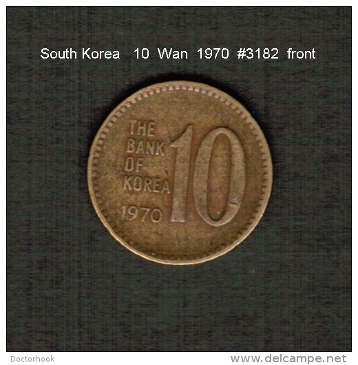 SOUTH KOREA    10  WON  1970  (KM # 6a) - Korea, South