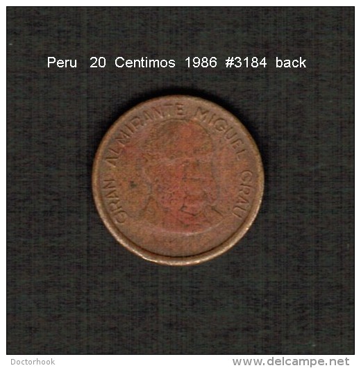 PERU    20  CENTIMOS  1986  (KM # 294) - Pérou