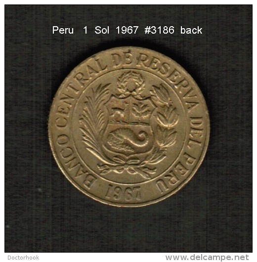PERU    1  SOL  1967  (KM # 248) - Peru