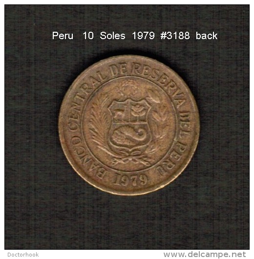 PERU    10  SOLES  1979  (KM # 272.2) - Pérou