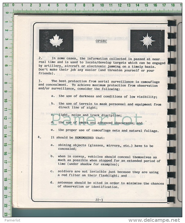 Canada (1ere Div.infantry Weapons, Camion 4X4, Tracked APCs,old Generation Tanks, Mil Transport Aircrafts Etc.) 8 Scans - Documents