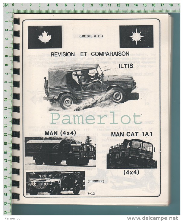 Canada (1ere Div.infantry Weapons, Camion 4X4, Tracked APCs,old Generation Tanks, Mil Transport Aircrafts Etc.) 8 Scans - Documents