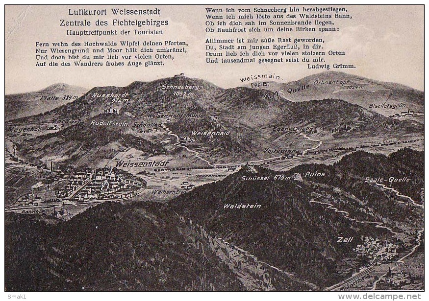 AK NIEDERÖSTERREICH  KURORT WEISSENSTADT  ZANTRALE DES FICHTELGEBIRGES OLD POSTCARD - Wiener Neustadt