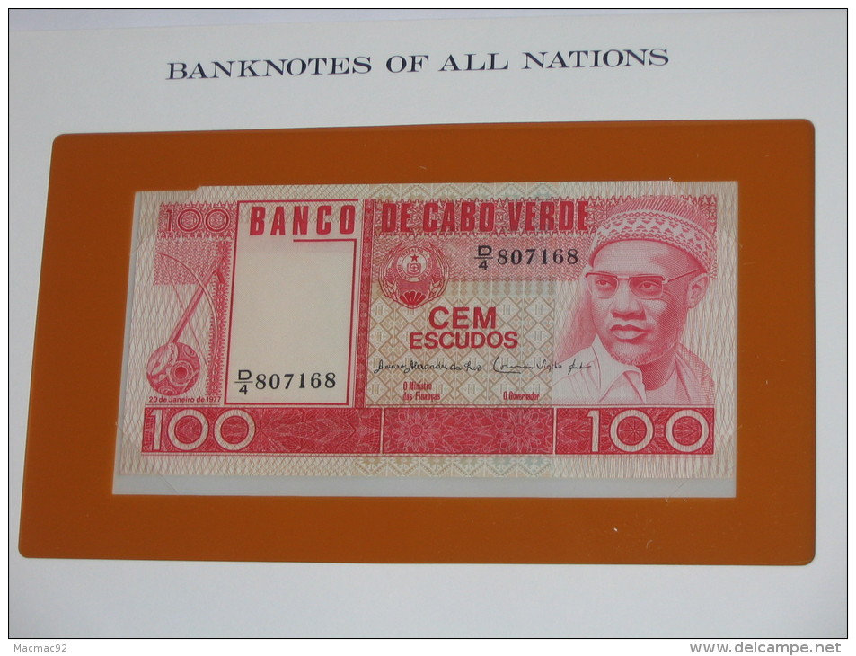 100 Cem Escudos - CAP VERT - Banco De Cabo Verde - Billet Neuf  - UNC - !!!   **** EN  ACHAT IMMEDIAT  **** - Cape Verde