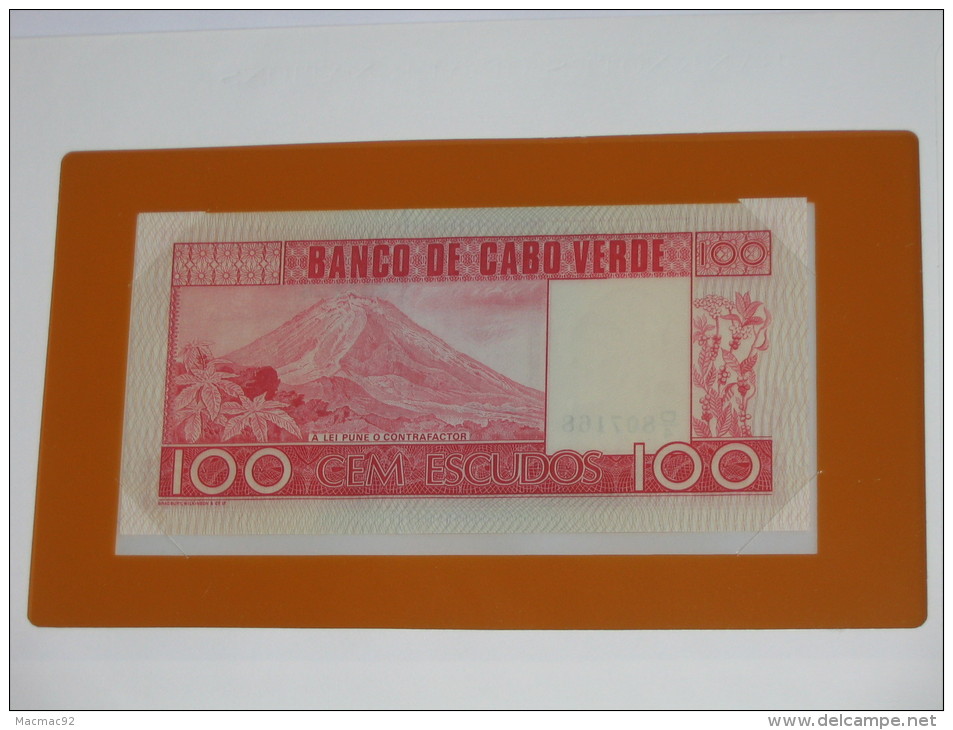 100 Cem Escudos - CAP VERT - Banco De Cabo Verde - Billet Neuf  - UNC - !!!   **** EN  ACHAT IMMEDIAT  **** - Cap Verde