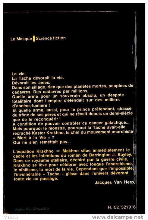 "Les Planètes Meurent Aussi", Par B.J. BAYLEY - Le Masque Science Fiction, N° 9. - Le Masque SF