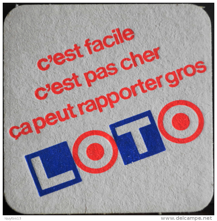 1 SOUS BOCK - " LOTO " En Parfait état - Sous-bocks