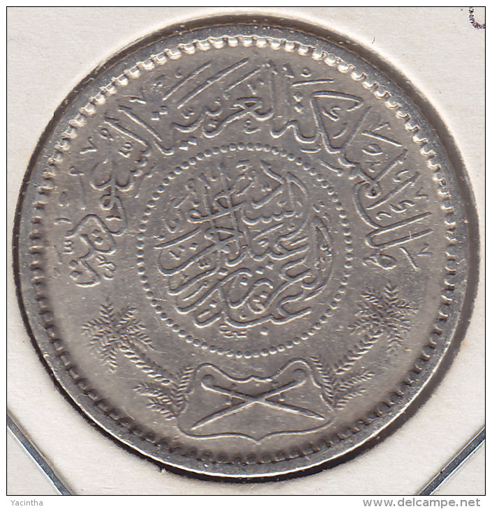 @Y@    Saoedi Arabie   1/4  Riyal 1935  / 1354   Zilver / Argent  (2455) - Saoedi-Arabië