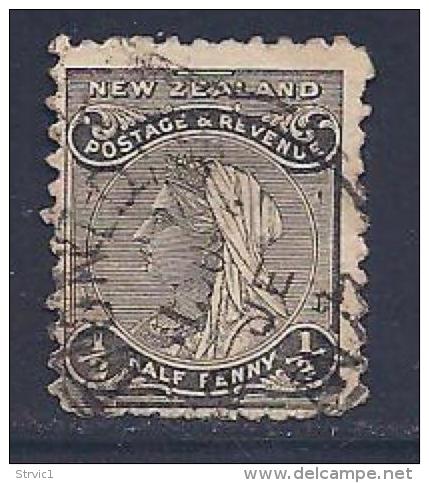 New Zealand, Scott # 86C Used Queen, 1900, Short Perfs - Used Stamps