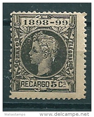 Spain 1898 Edifil 240 MM* - Unused Stamps