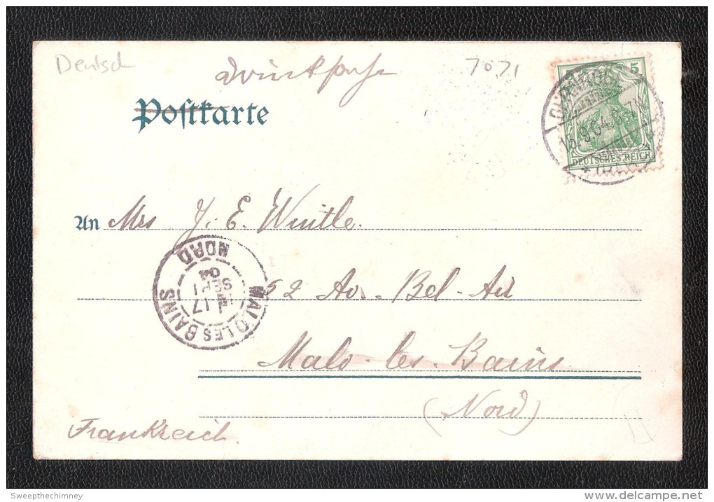 Jüterbog Blick Auf Vorstadt Damm Mit Dammtor Used + Stamp J. Goldiner - Sonstige & Ohne Zuordnung