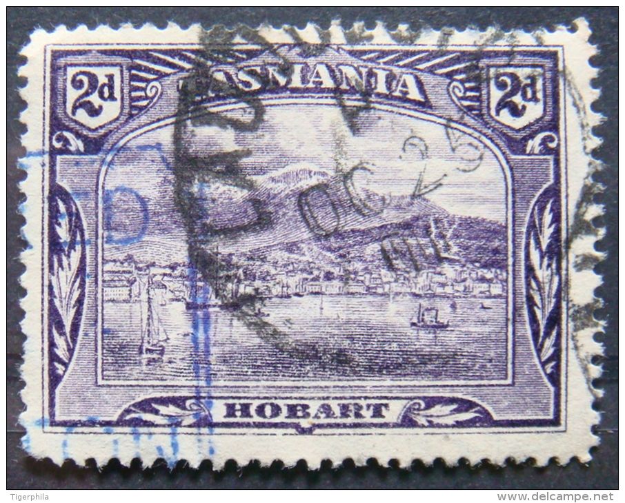 TASMANIA 1905 2d Hobart View USED **RARE** - Used Stamps