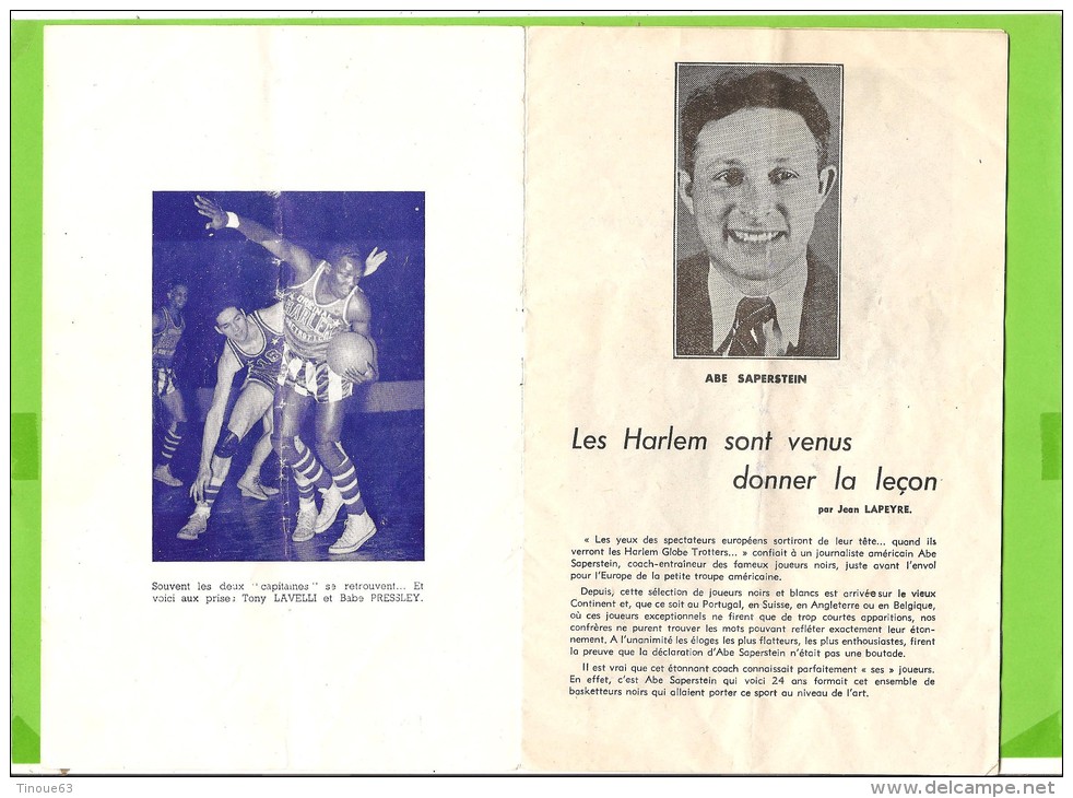 BASKETBALL - PROGRAMME SOUVENIR De 1950 - HARLEM GLOBETROTTERS - ALL STARS OF AMERICA - Sonstige & Ohne Zuordnung