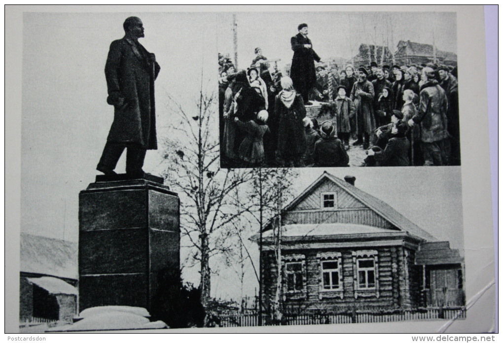 USSR PROPAGANDA RUSSIA. KASHINO.  LENIN MONUMENT  1965 - Monuments