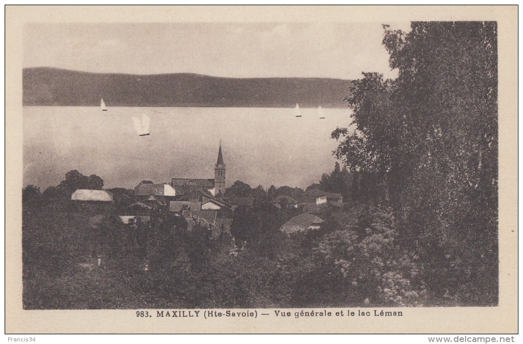 CPA - Maxilly - Vue Générale Et Le Lac Léman - Other & Unclassified