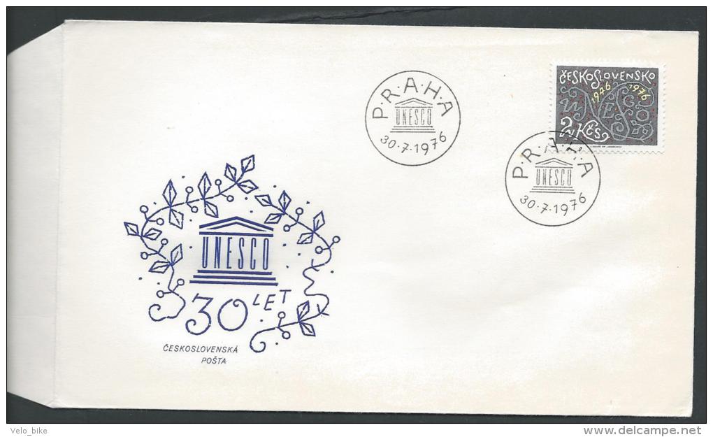 Czechoslovakia Catched FDC Special Cover Unesco - FDC