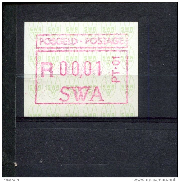 240287179 Zuid West Afrika POSTFRIS MINT NEVER HINGED POSTFRISCH EINWANDFREI Michel Set 1.2 - Automatenmarken (Frama)