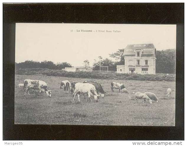 35 Dinard La Vicomté  L'hôtel Beau-vallon édit. Artaud Nozais N° 56 Vache  Brebis Moutons - Dinard