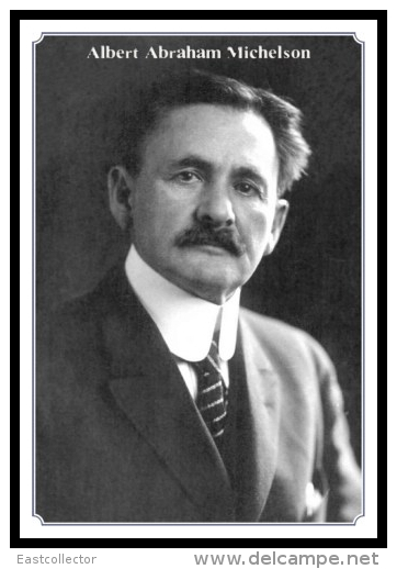 NOBEL PRIZE Albert Abraham Michelson Stamped Card 0951-4 - Nobel Prize Laureates