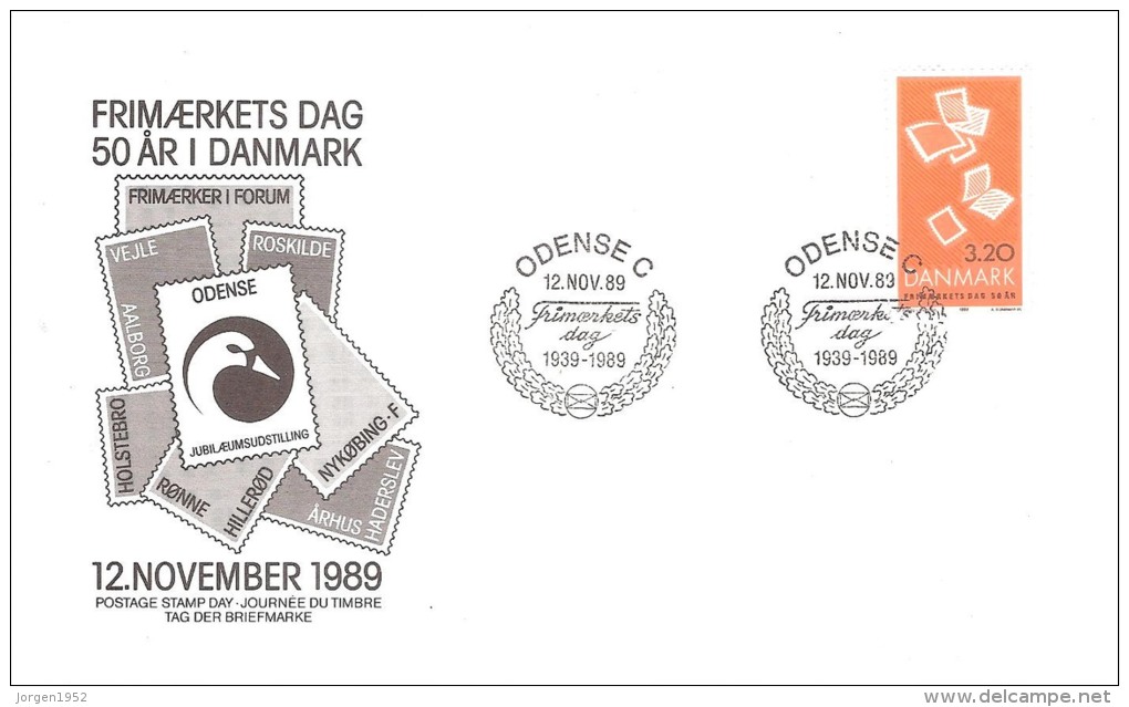 DENMARK  # STAMPS DAY FROM YEAR 1989 - Ganzsachen