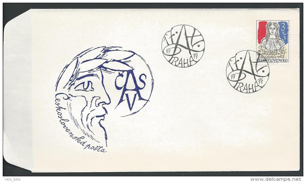 Czechoslovakia Catched FDC Special Cover Academy Of Science - FDC