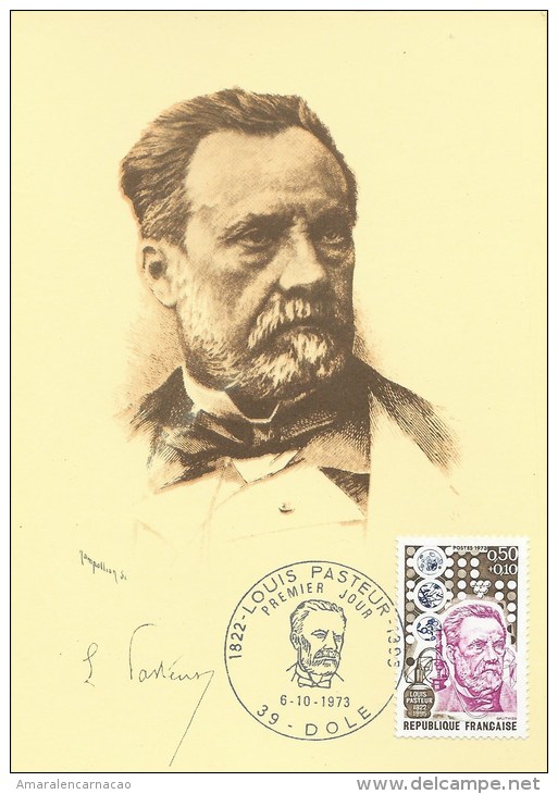 CARTE MAXIMUM - MAXICARD - MAXIMUMKARTE - MAXIMUM CARD - FRANCE - LOUIS PASTEUR -  MICROBIOLOGISTE - Louis Pasteur