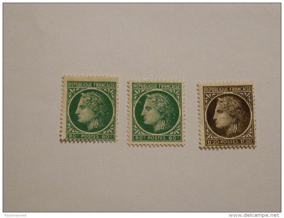 LOT DE 3 CERES DE MAZELIN - 1945-47 Ceres De Mazelin