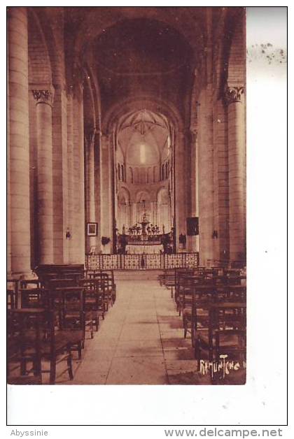 79 ST JOUIN DE MARNES - église Abbatiale D´ension - Nef Principale - D12 43 - Saint Jouin De Marnes