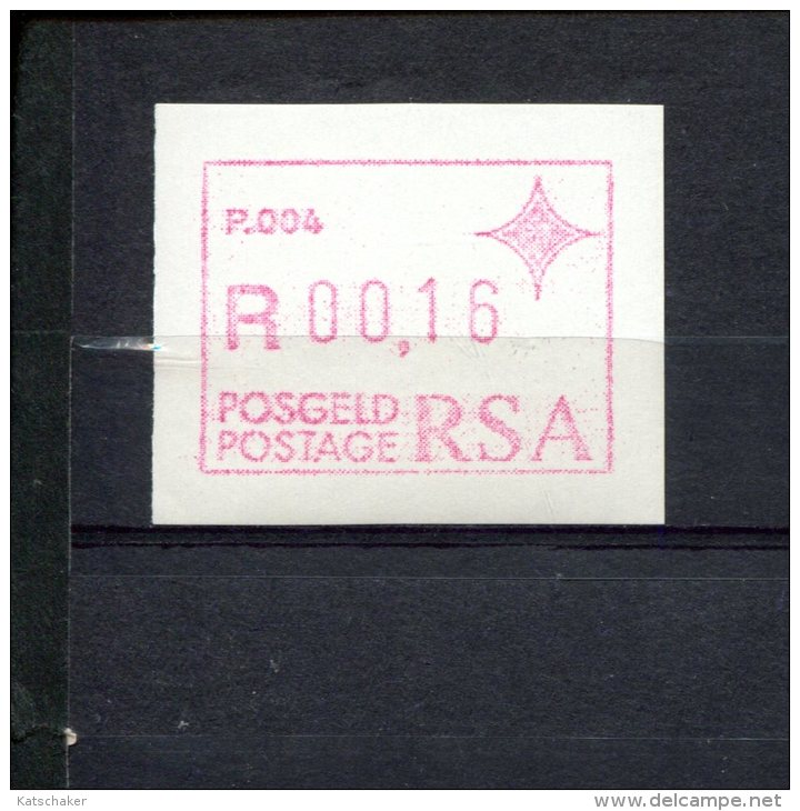 ZUID AFRIKA   POSTFRIS MINT NEVER HINGED POSTFRISCH EINWANDFREI ATM MICHEL 3 ATM P004 - Automatenmarken (Frama)