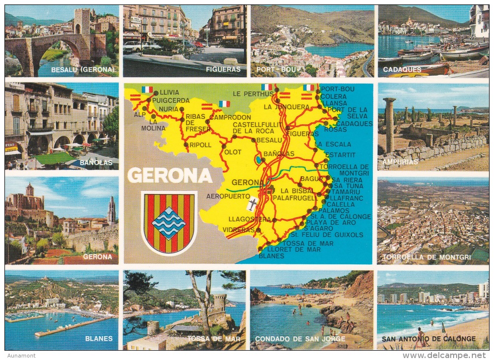 España--Gerona--Pueblos De La Costa Brava - Mapas