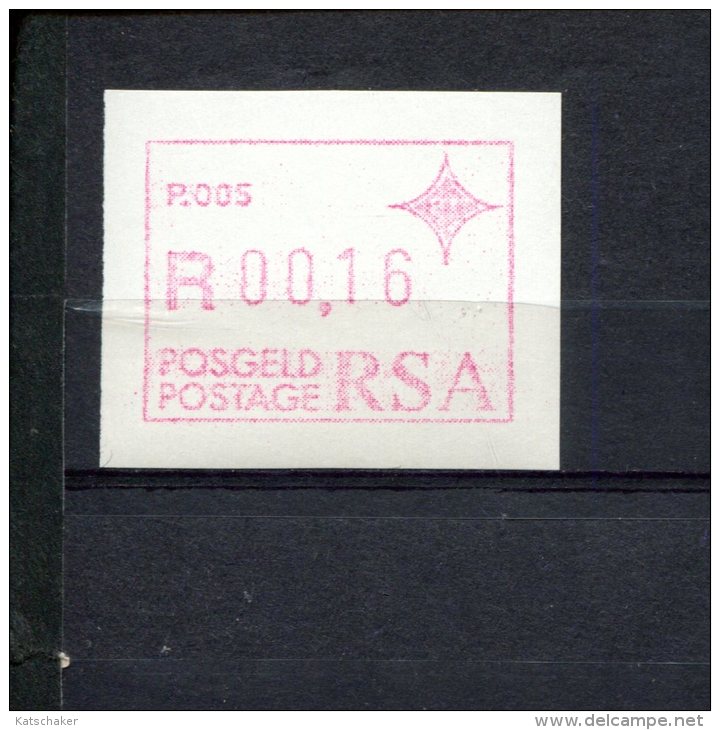 ZUID AFRIKA   POSTFRIS MINT NEVER HINGED POSTFRISCH EINWANDFREI ATM MICHEL 3 ATM P005 - Frama Labels