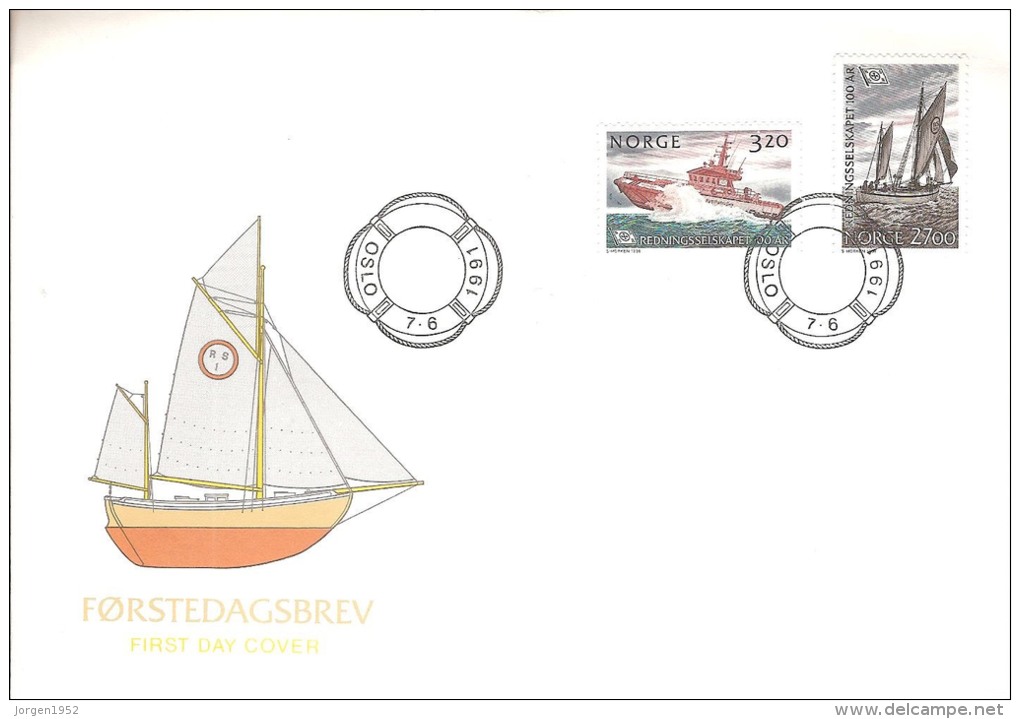 NORWAY   #FDC FROM YEAR 1991 - FDC