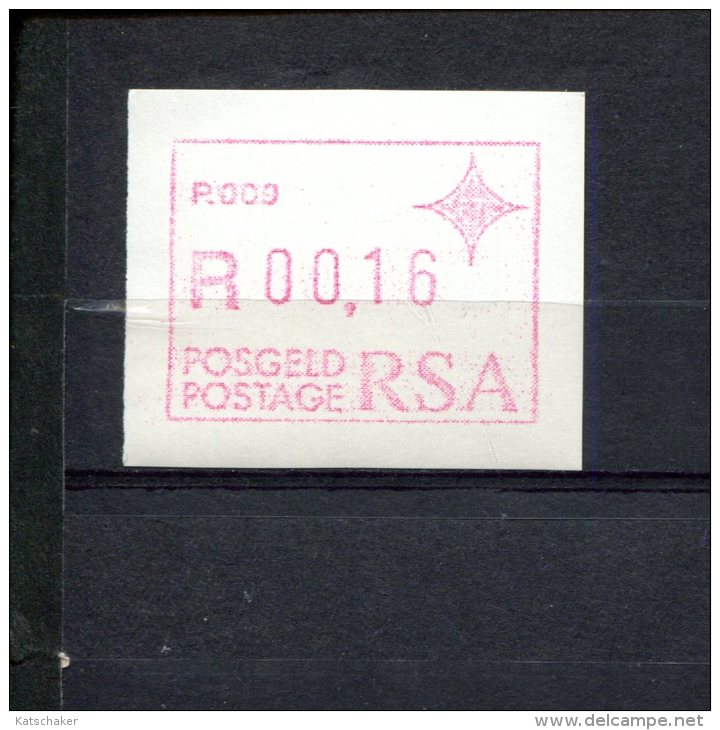 240294049 ZUID AFRIKA   POSTFRIS MINT NEVER HINGED POSTFRISCH EINWANDFREI ATM MICHEL 3 ATM P009 - Frama Labels