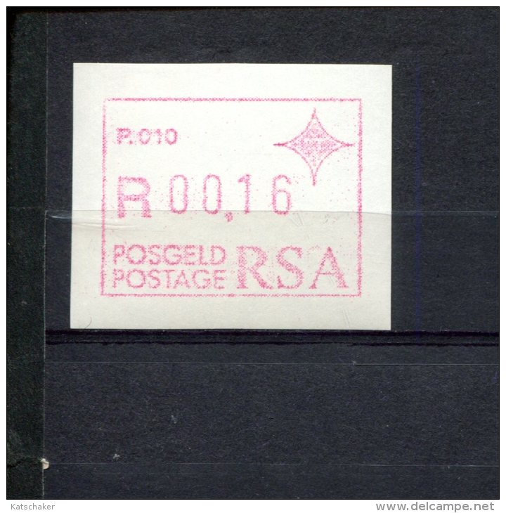 240294169 ZUID AFRIKA   POSTFRIS MINT NEVER HINGED POSTFRISCH EINWANDFREI ATM MICHEL 3 ATM P010 - Frama Labels