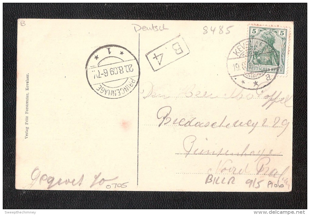 Germany North Rine-Westphalia Kevelaer Gnadenkapelle 2 Postmarks + Sorting Postmark Postal History - Kevelaer